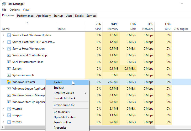 Reset File Explorer Reset File Explorer