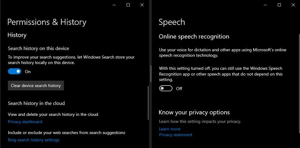 Turn Off Cortana To Record And Save Search Habits And History Turn Off Cortana To Record And Save Search Habits And History