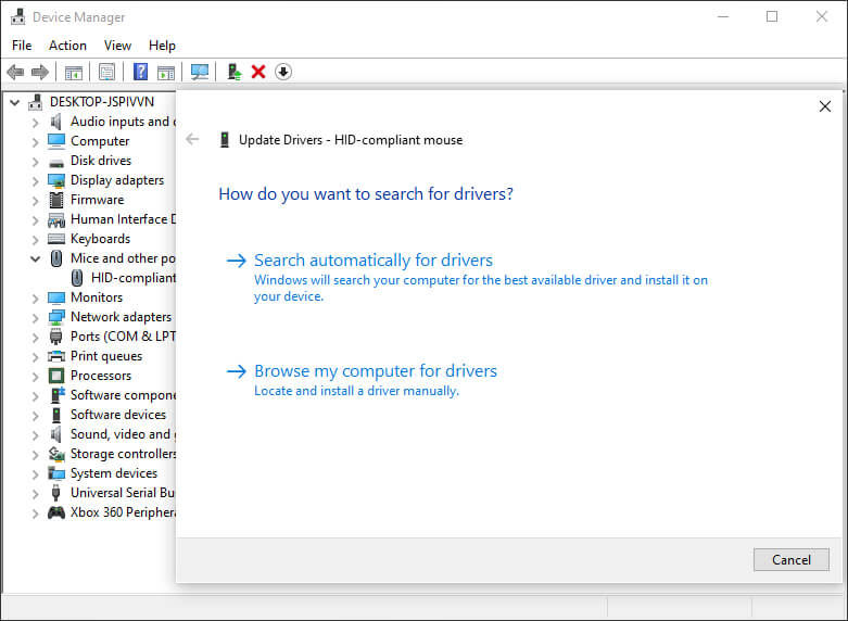Update Mouse Drivers Update Mouse Drivers