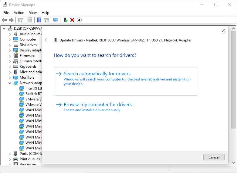 Update Network Driver Update Network Driver