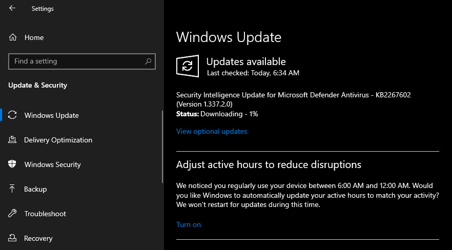 Update Windows Update Windows