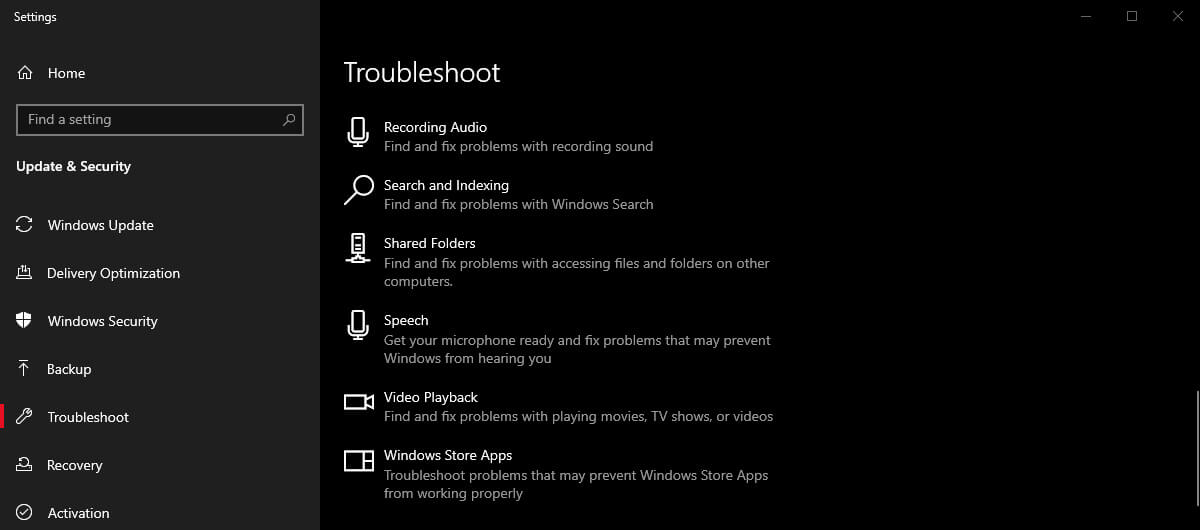 Use Windows Store Apps Troubleshooter Use Windows Store Apps Troubleshooter