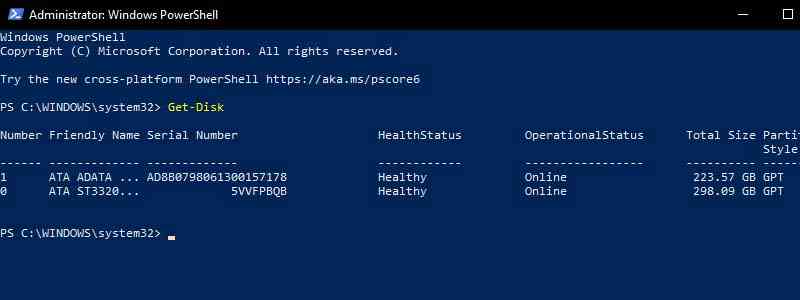 Using Powershell Using Powershell