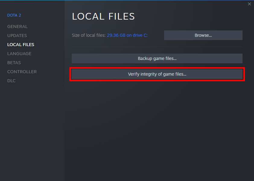 Verify Game File Integrity Verify Game File Integrity