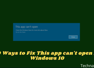 10 Ways to Fix This app can't open in Windows 10