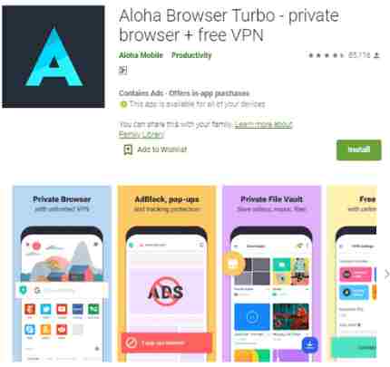 Aloha Browser Turbo Aloha Browser Turbo