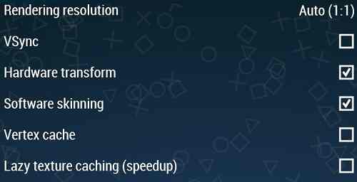 PPSSPP Graphic Settings PPSSPP Graphic Settings
