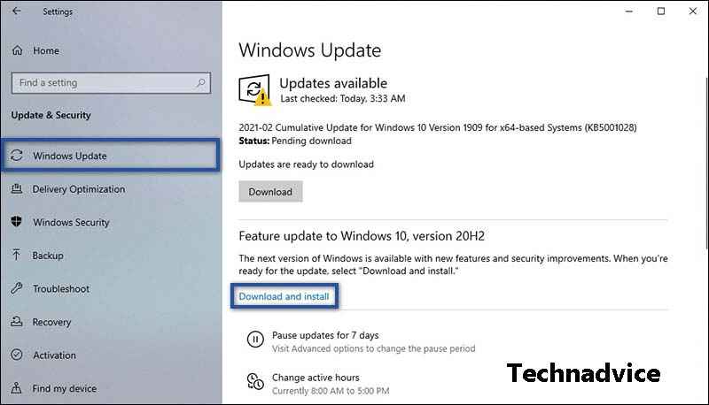 Perform Windows Update