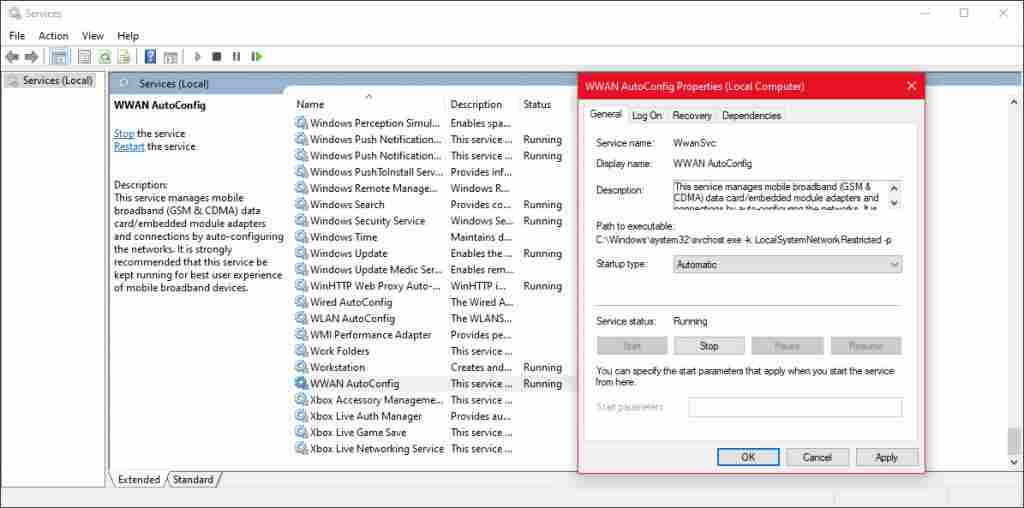 Check Windows Background Services Check Windows Background Services