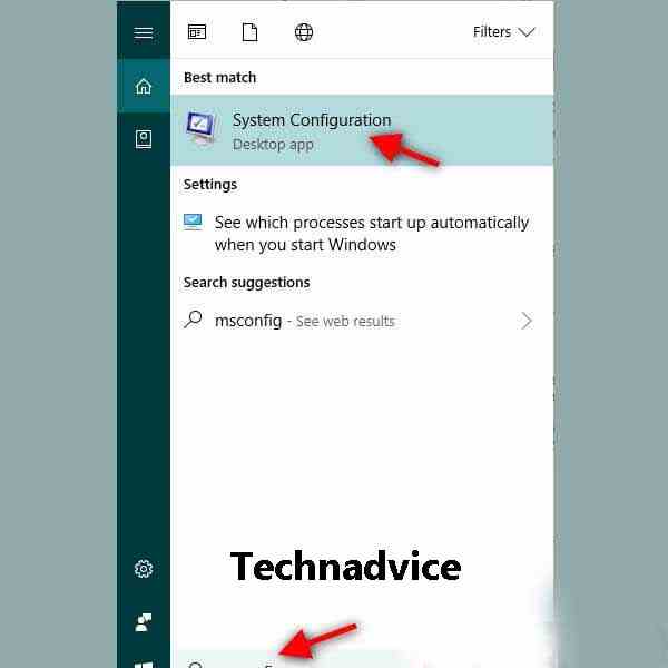 Via System configuration