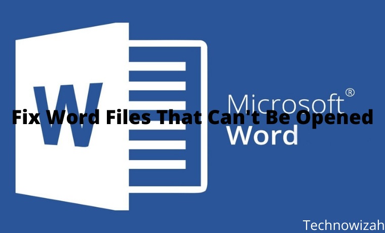 5 Ways To Fix Word Files That Can't Be Opened 5 Ways To Fix Word Files That Can't Be Opened