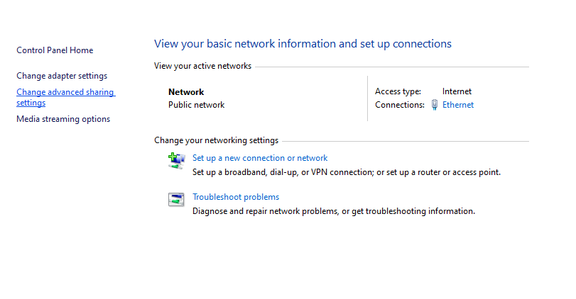 Check the Network Used Check the Network Used