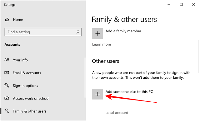 Create a new user 2 Create a new user 2