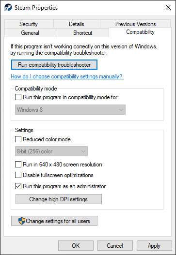 Run Steam As Administrator Run Steam As Administrator