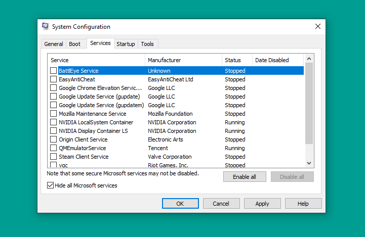 System Configuration System Configuration