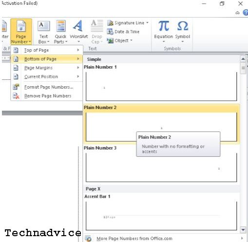 Create Automatic Table of contents