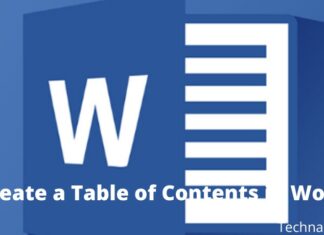 How to Create a Table of Contents in Word