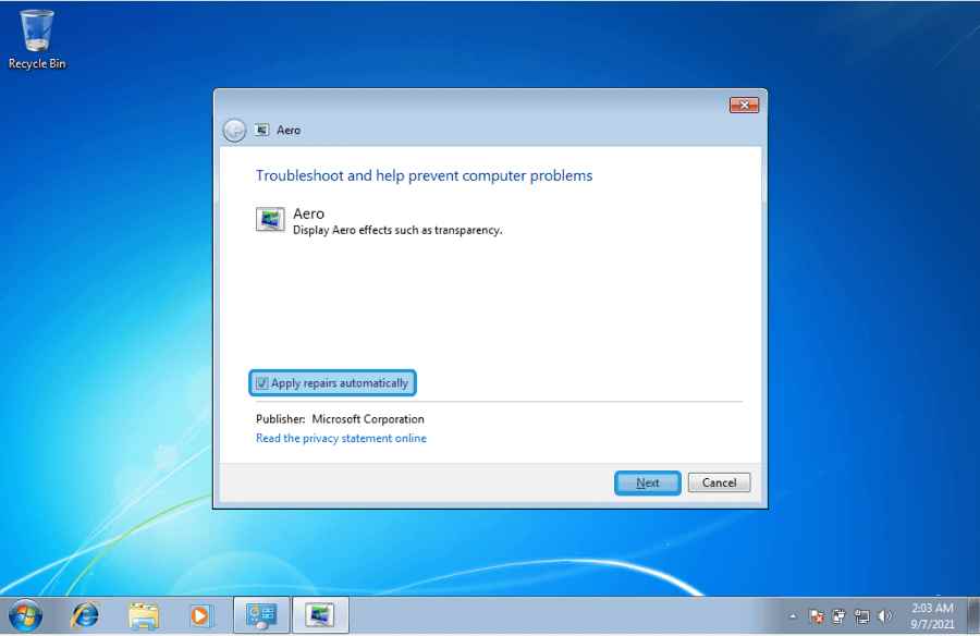 Run Troubleshoot Run Troubleshoot
