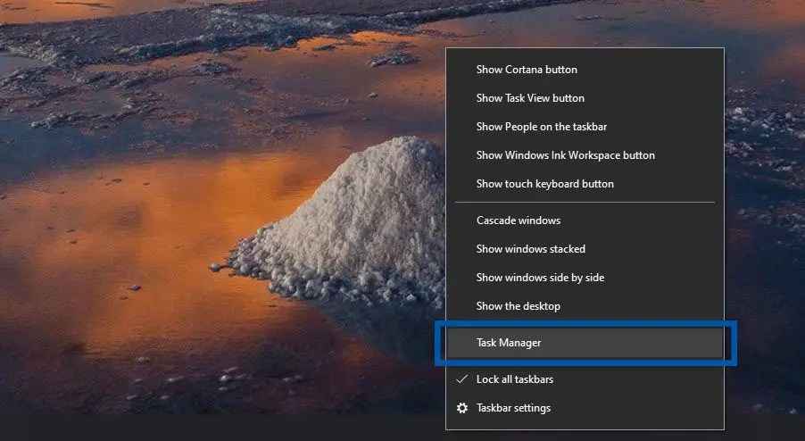 Stop the Startup program via Task Manager