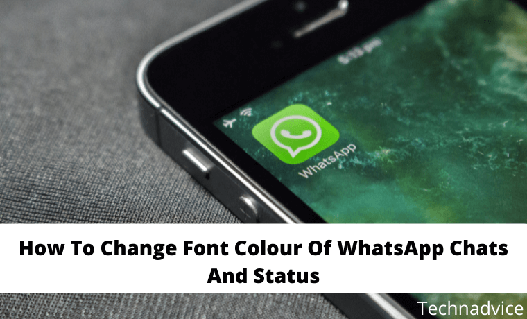How To Change Font Colour Of WhatsApp Chats And Status
