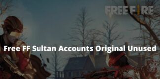 1500+ Free FF Sultan Accounts Original Unused