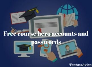 Free course hero accounts and passwords