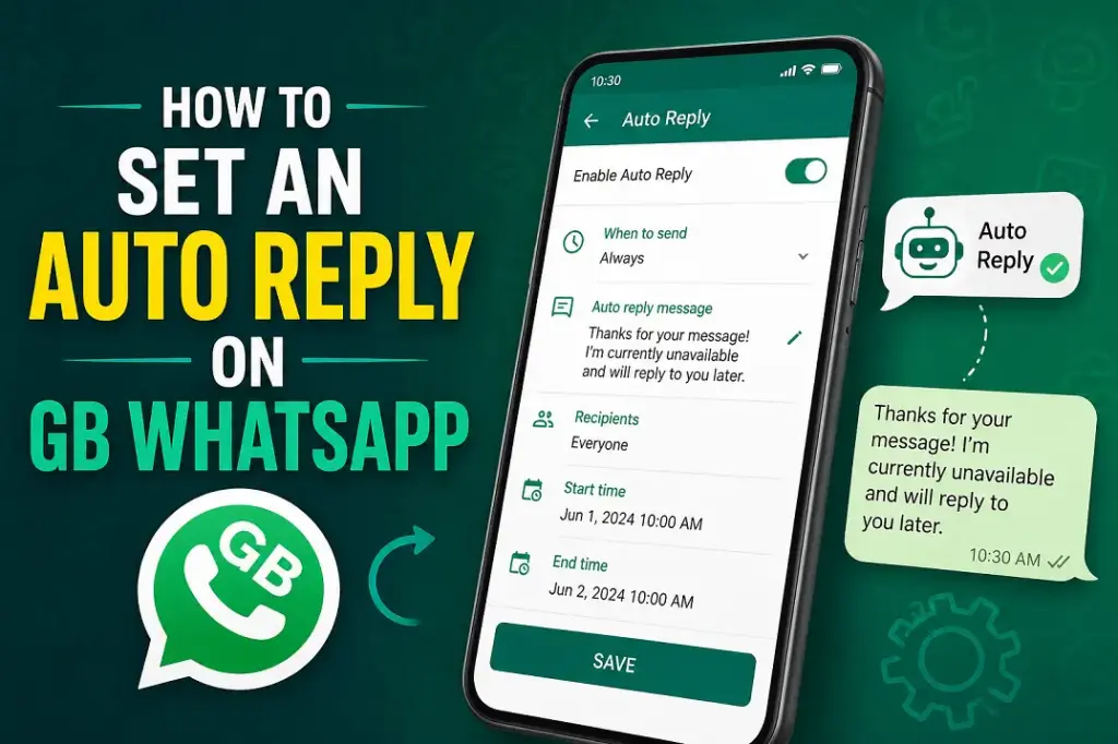 How To Set an Auto Reply on GB WhatsApp